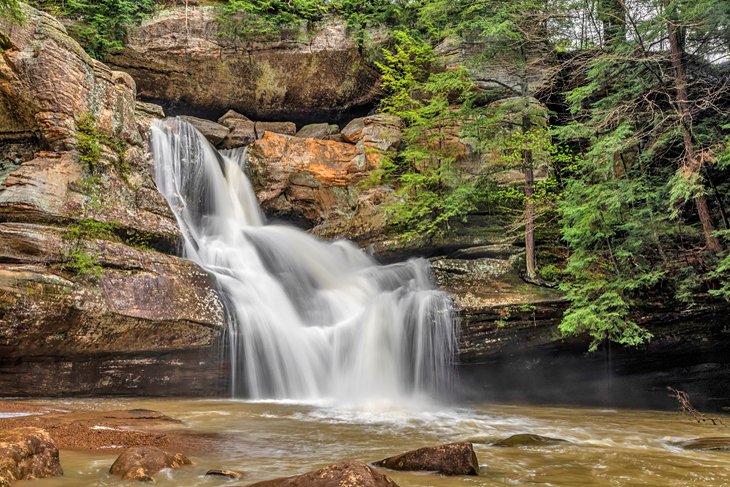 12 cascadas mejor valoradas en Ohio