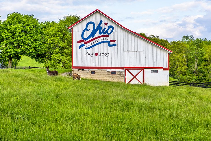 Une grange du bicentenaire dans l'Ohio