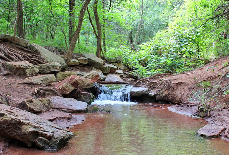 Waterfall in Roman Nose State Park