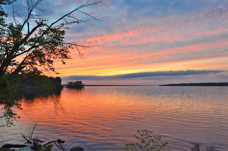 Sunset at Pymatuning Lake