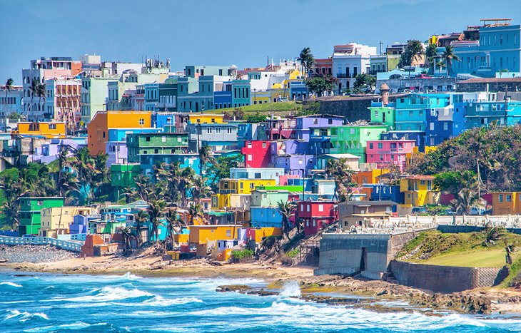 Colorful houses in San Juan