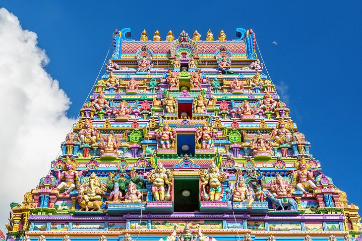 Hindu temple in Victoria, Mahe