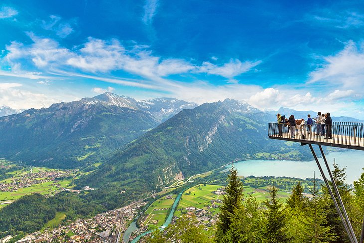 Harder Kulm viewpoint overlooking Interlaken