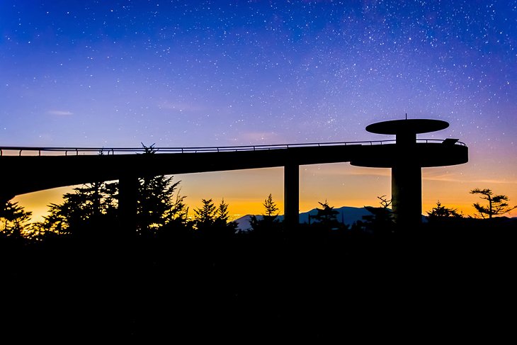 Clingman's Dome at night