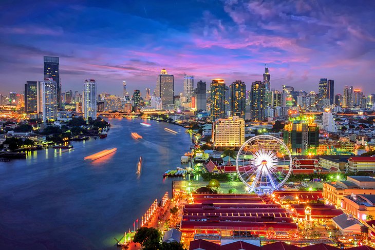 Night view of Bangkok