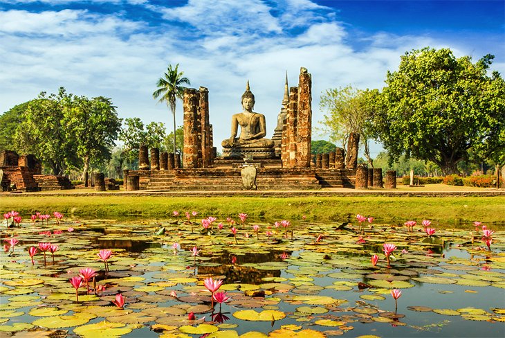 Wat Mahathat à Sukhothaï