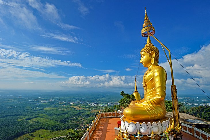 Buddha at the top of the Tiger Cave Temple