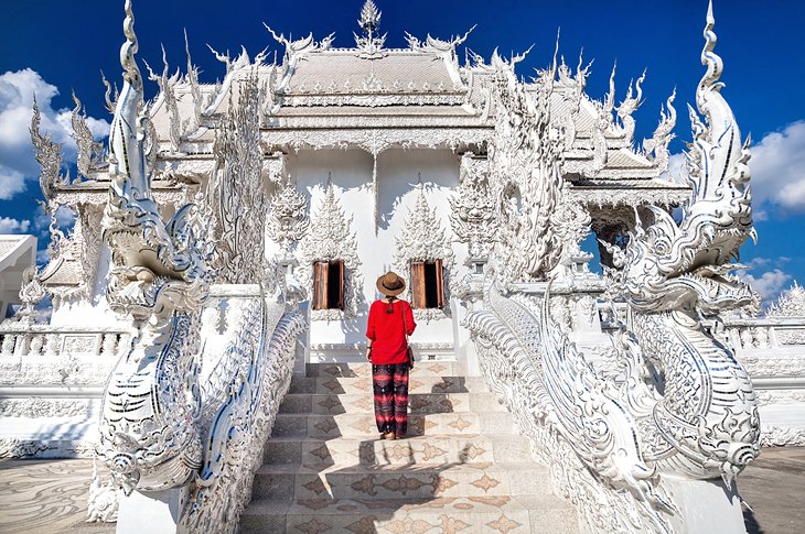 Temple blanc à Chiang Rai