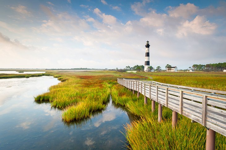 Bodie Island Lighthouse on Cape Hatteras National Seashore