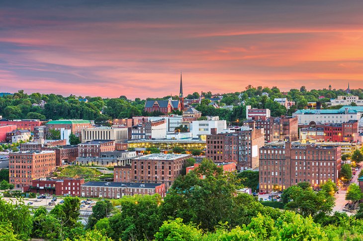 Lynchburg at dusk