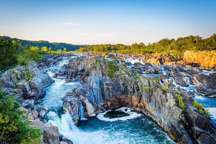 The Potomac River at Great Falls Park in Virginia