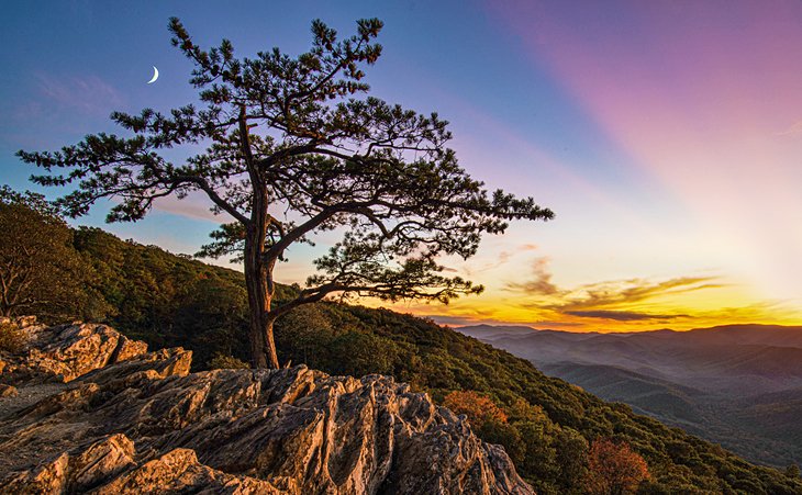 Raven's Roost at sunset