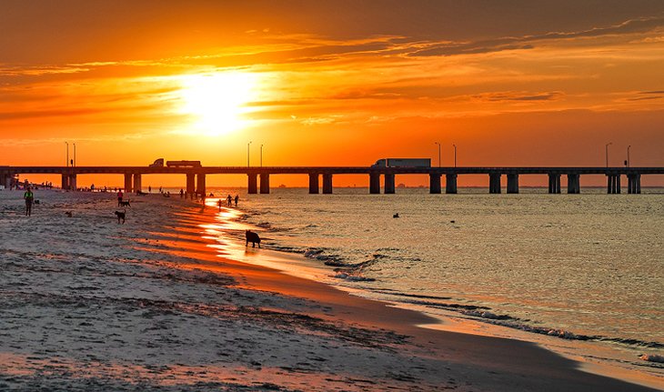 Virginia Beach at sunset