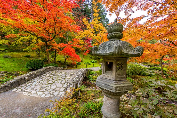 Jardin japonais de Seattle en septembre