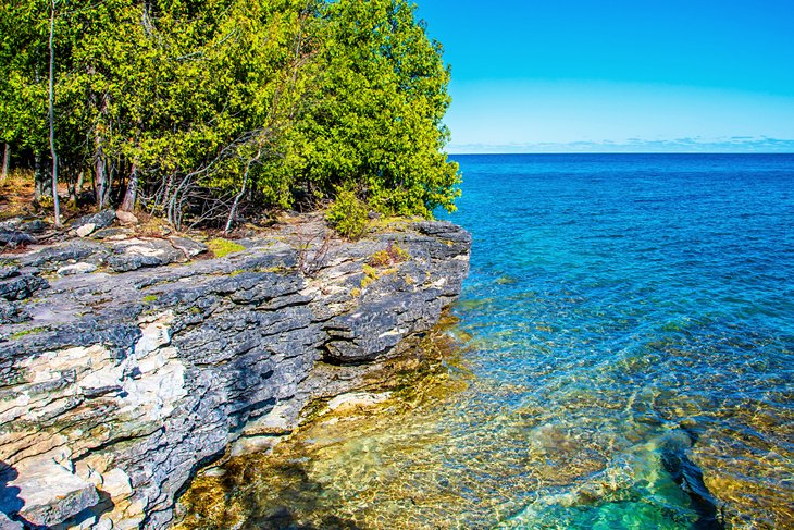 Cave Point County Park, Lake Michigan