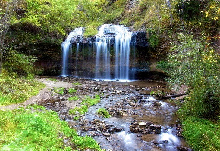 14 mejores cascadas en Wisconsin