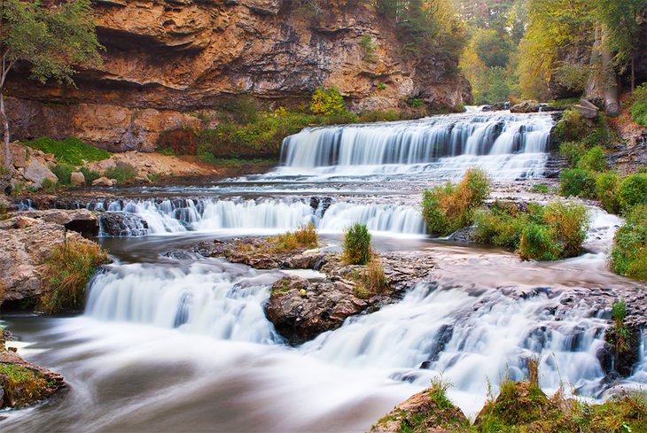 Willow Falls in Willow River State Park