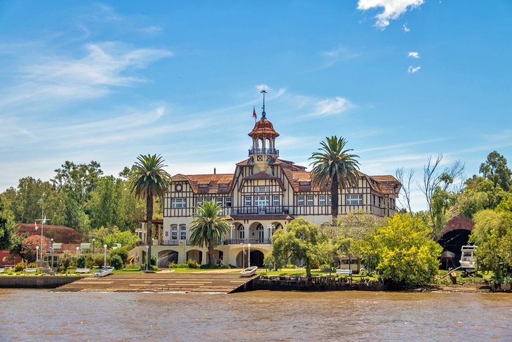 Club de Regatas La Marina boat club in the Tigre Delta