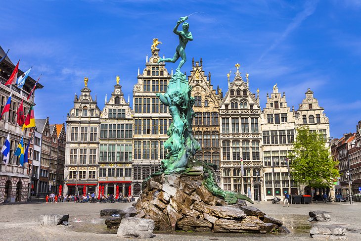Brabo's Monument, Grand Place, Antwerp