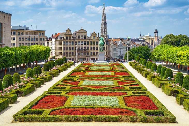 View from Kuntstberg, Mont des Arts