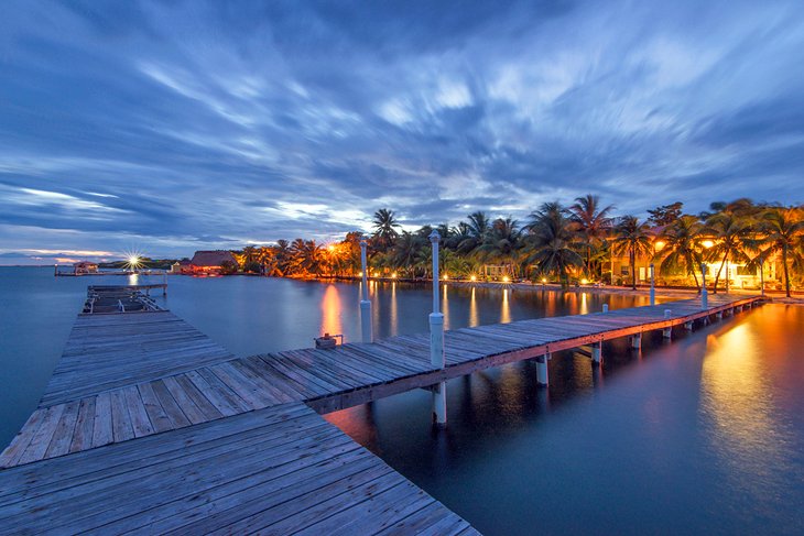 Dusk in Placencia