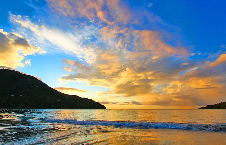 Sunset at Brewers Bay, Tortola