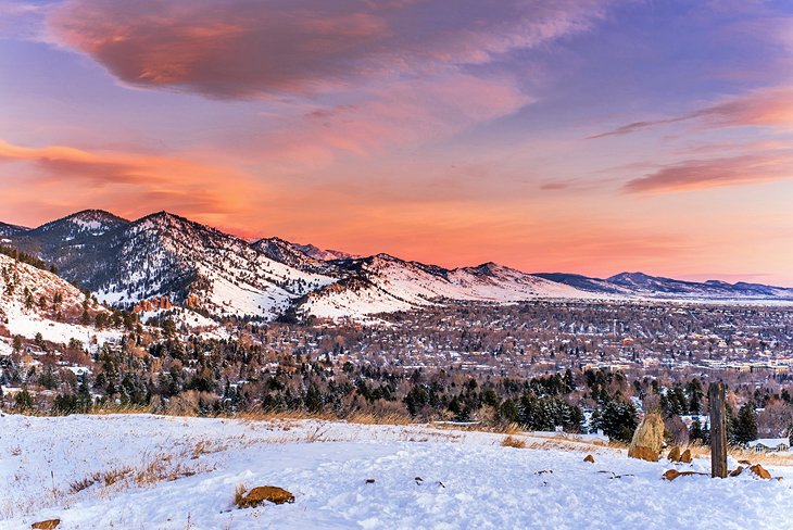 Sunrise over Boulder