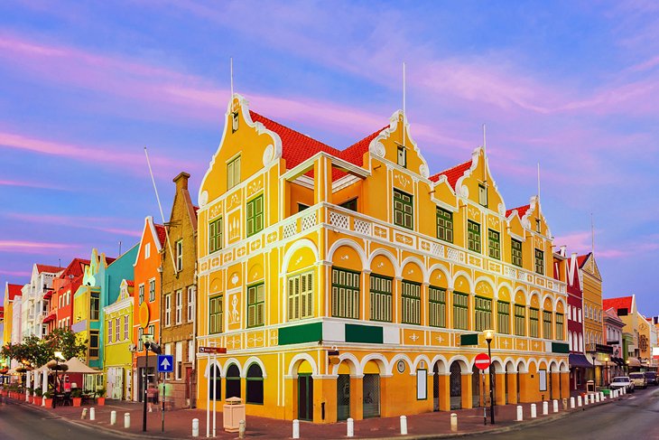 Willemstad at sunset