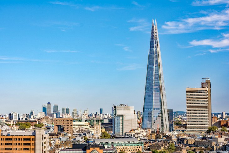 The Shard and the London skyline