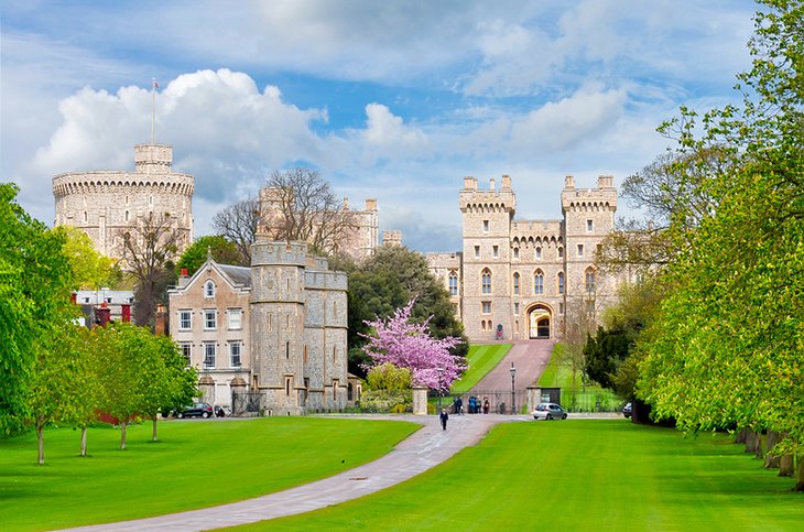 The entrance to Windsor Castle