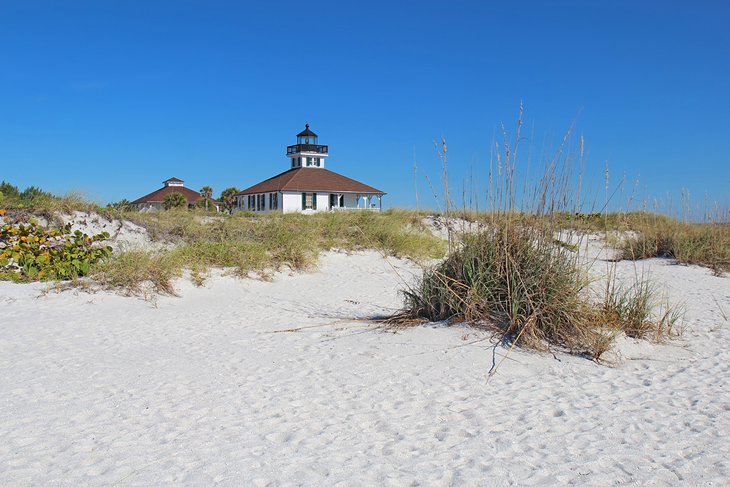 The Port Boca Grande Lighthouse on Gasparilla Island