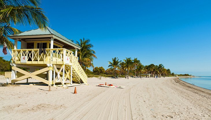 Crandon Park Beach in Key Biscayne