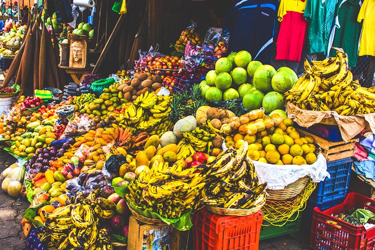 Fruits for sale at the Antigua Guatemala Market