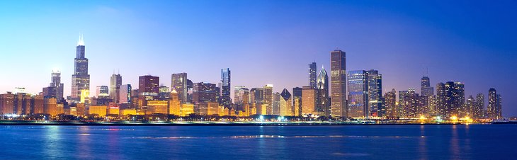 Chicago Skyline from the Adler Planetarium