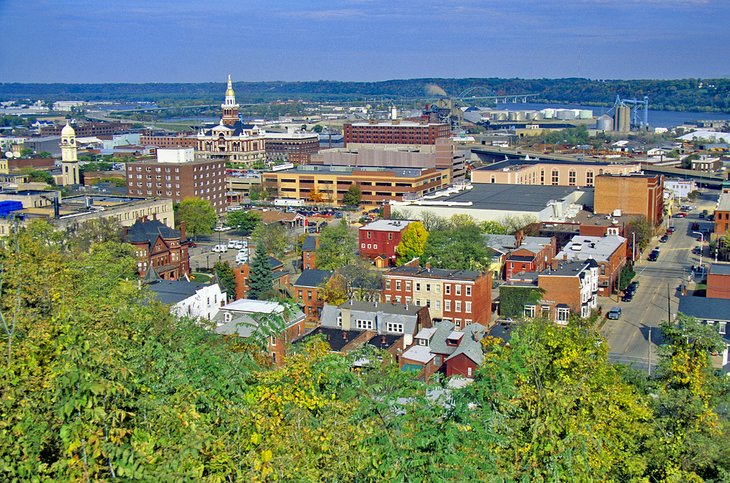 Beautiful view over Dubuque