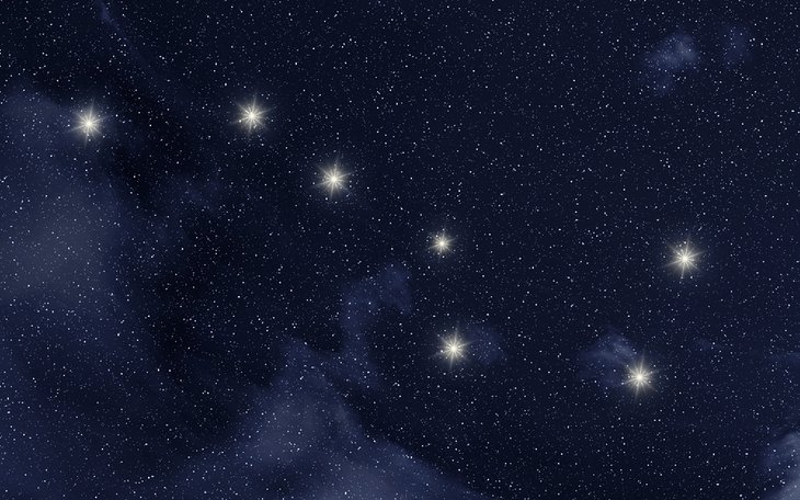The Big Dipper constellation