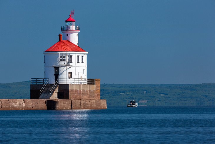 Wisconsin Point Lighthouse in Superior, Wisconsin
