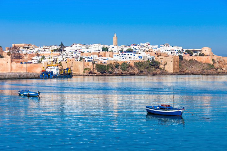 View of the Bou Regreg river and Rabat