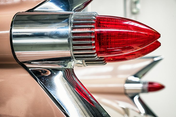 Old Cadillac break lights