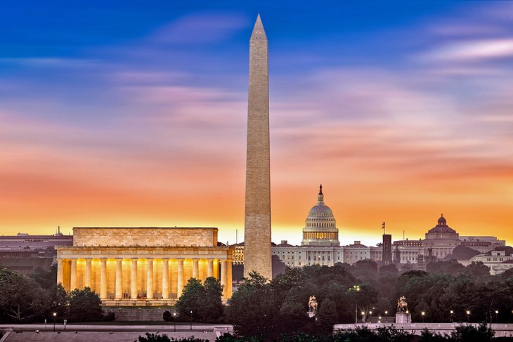 Sunrise over Washington D.C.