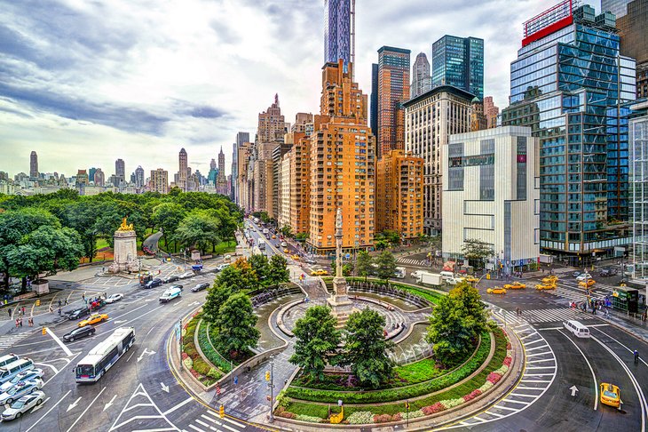 Columbus Circle in Manhattan