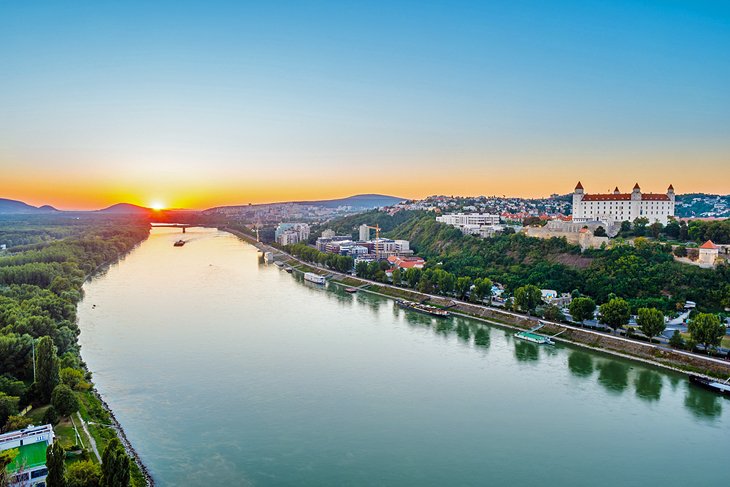 Danube River in Bratislava