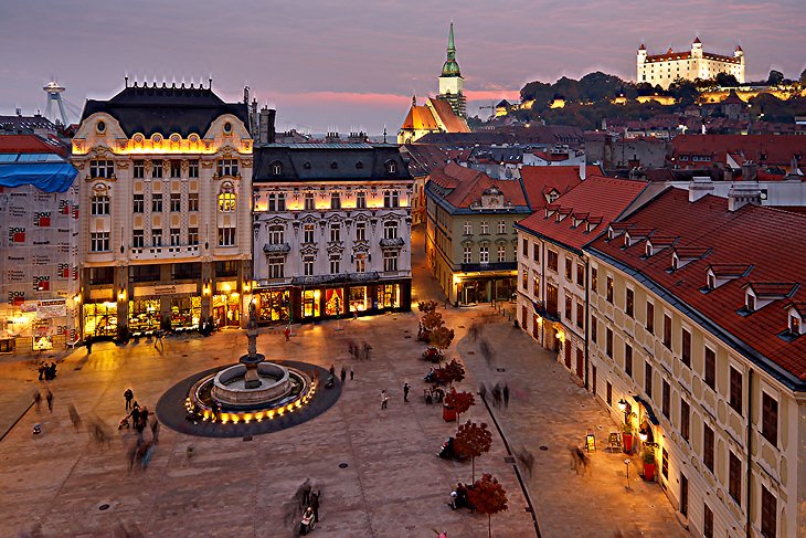 tourist in bratislava