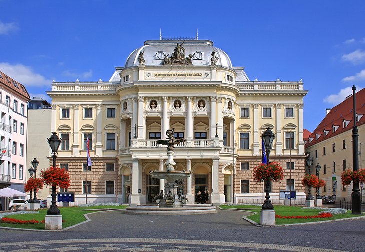 The old Slovak National Theatre