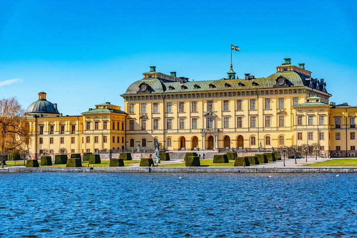 Drottningholm Palace on Lake Malaren
