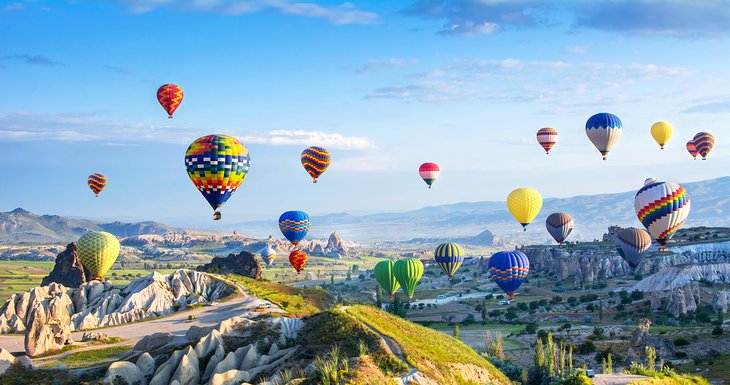 Hot air balloons, Cappadocia