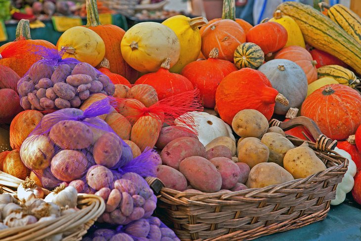 Vegetables for sale at the Bellingham Farmers Market