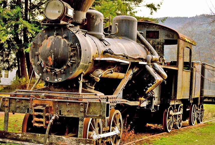 Locomotive at Elbe, Washington