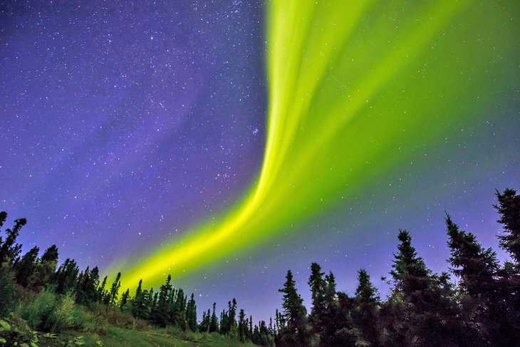 Northern lights in Alaska