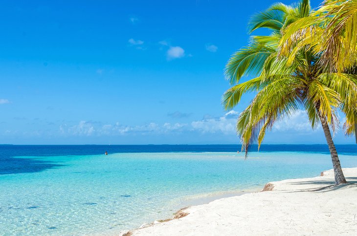 Beach on the Belize cayes